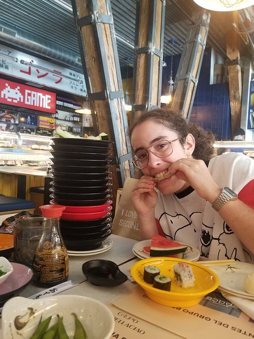  at Running Sushi in Madrid