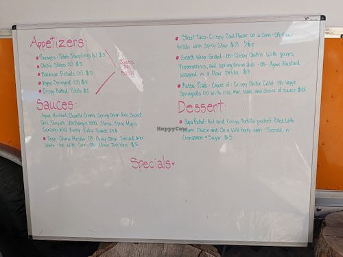 Appetizer & dessert menu at Ohanas395 in June Lake