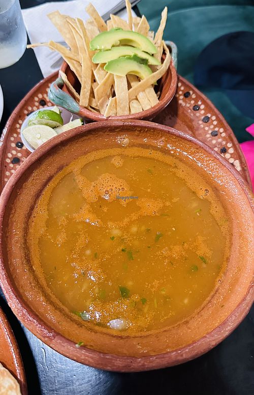  Vegan Tortilla Soup  at Del Cielo Tamales in Tucson