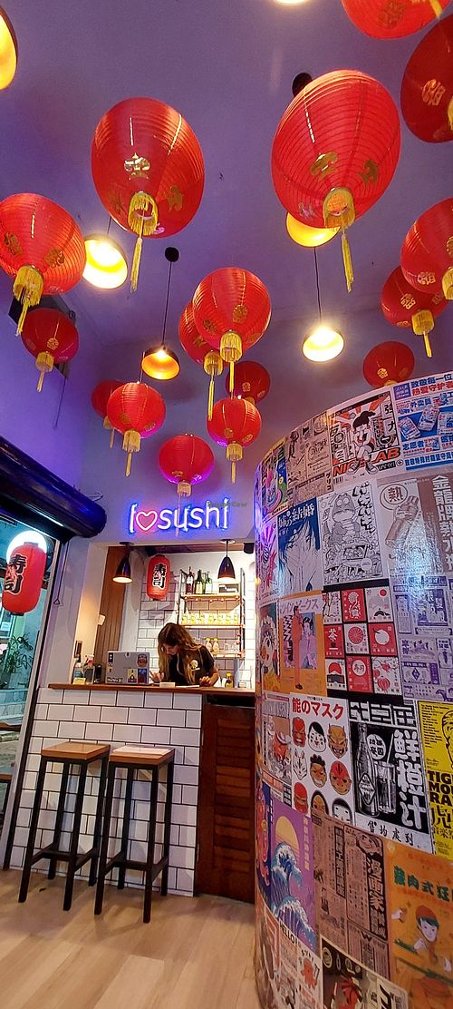 Interior do Restaurante at Sushiroll in Morro De Sao Paulo