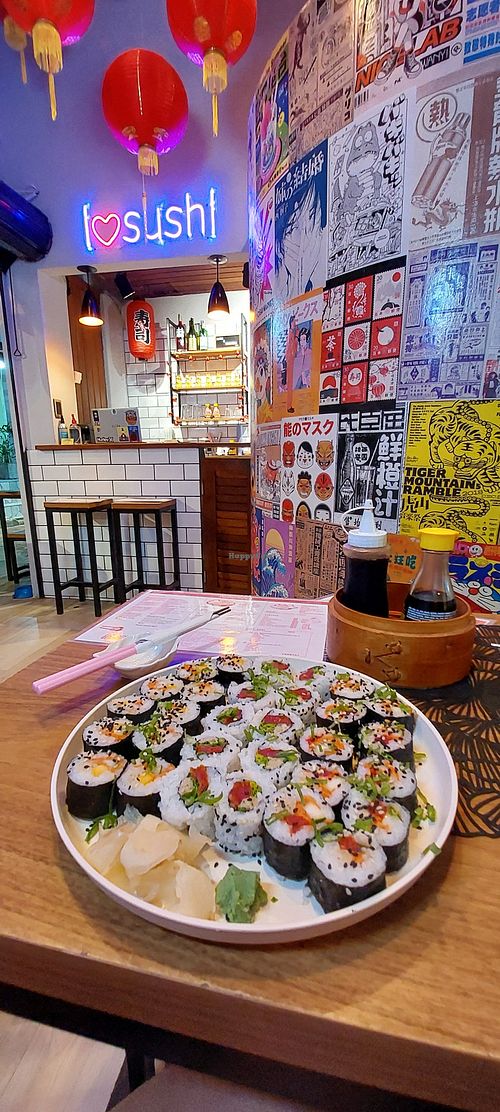 Combinado vegano at Sushiroll in Morro De Sao Paulo