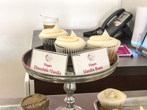 Chocolate/Vanilla & Vanilla Bean at Yummy Cupcakes - Burbank in Burbank