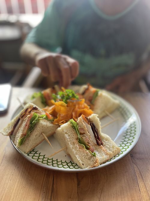 Club sandwich   at Warung Dua Hati in Canggu