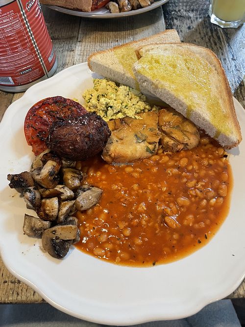 Vegan breakfast  at Venus in North London