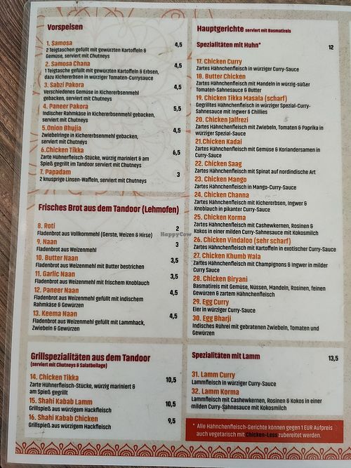 Vegan starters at Chai & Coffee Indisches Street Food in Cologne