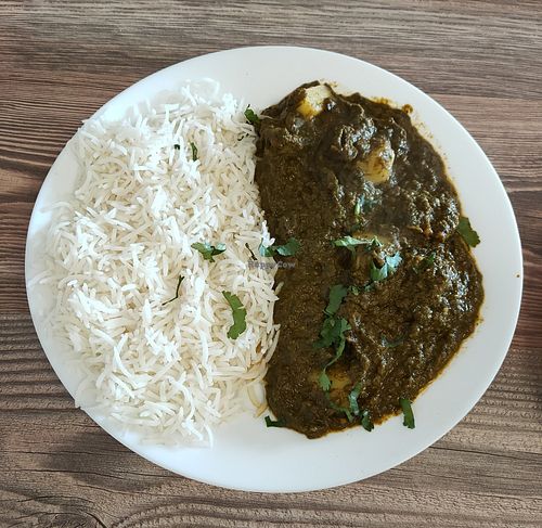Aloo Palak (44) at Chai & Coffee Indisches Street Food in Cologne