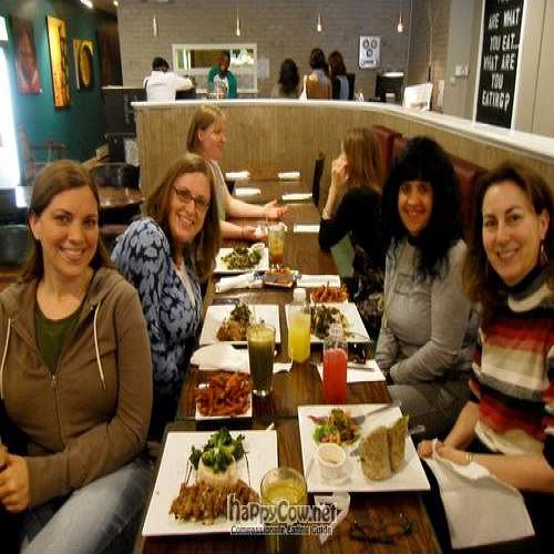 Montclair Vegans attending a dinner at HLS at HLS Juice Bar and Grill - Montclair in Montclair