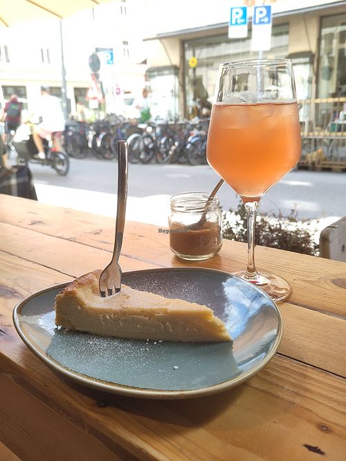 This vegan cheesecake is the best I've had in a long time! at togather in Munich