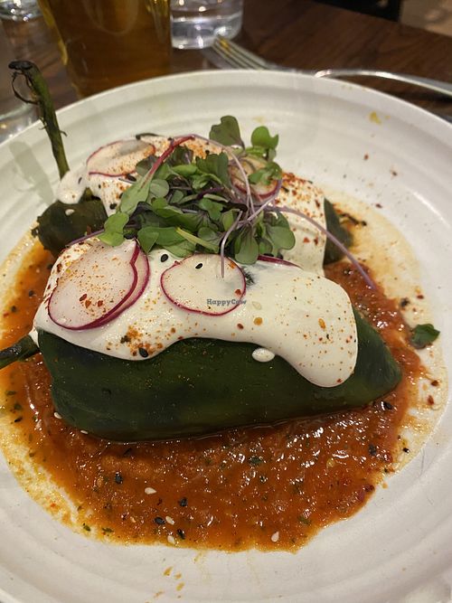 Stuffed Poblano Peppers   at Besina in Providence