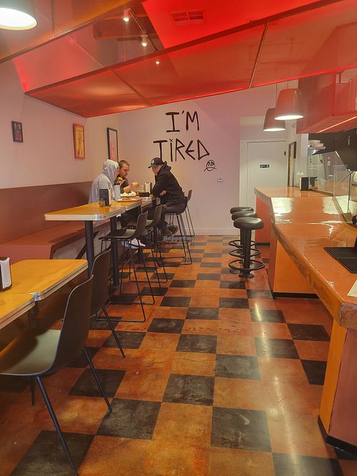 Inside at Hot Tongue Pizza in Los Angeles