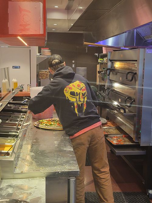 The kitchen at Hot Tongue Pizza in Los Angeles