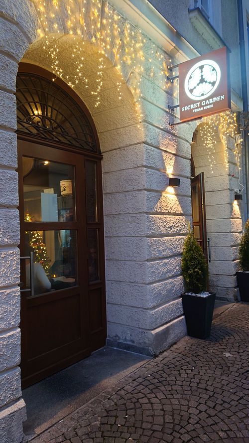 Entrance at Secret Garden in Munich