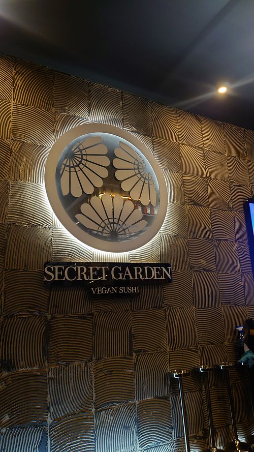 On the wall at Secret Garden in Munich