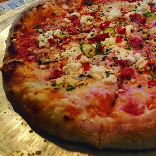 Angry Vegan pizza at Mohawk Bend in Los Angeles