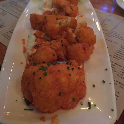 buffalo cauliflower wings  at Mohawk Bend in Los Angeles