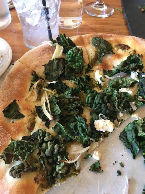 Vegan Kale Ricotta Pizza  at Mohawk Bend in Los Angeles