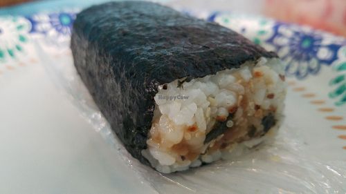 Teriyaki tofu musubi at Maui Kombucha in Haiku