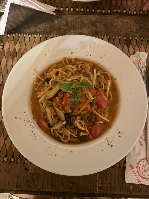 Espaguete de palmito pupunha orgânico  at Vinicius in Paraty