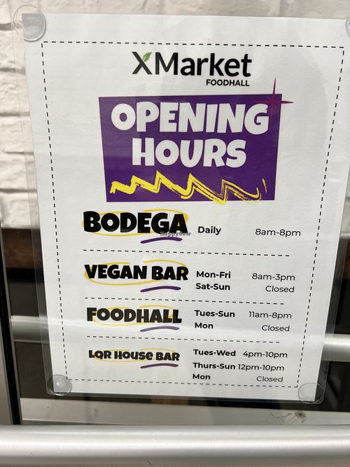   at XMarket & Vegan Food Hall - Uptown in Chicago