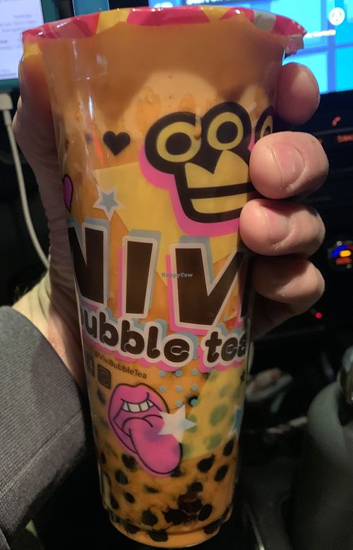 Thai Iced Tea Bubble Tea 🤯  at Vivi Bubble Tea in New Haven