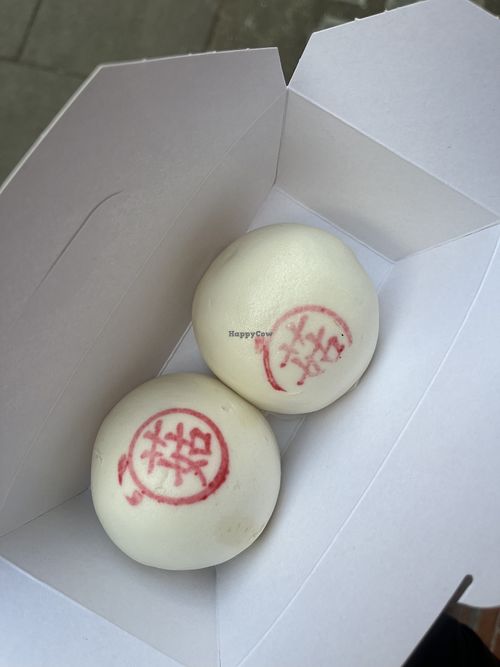 vegan buns. Very delicious !  at Bun House in London