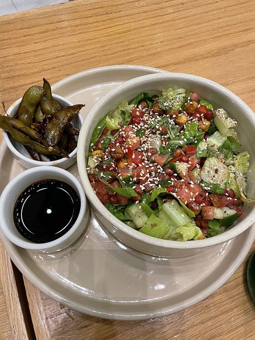 Tasting thing for 120 ryal  at Evergreen Organics - Gate Mall in Doha