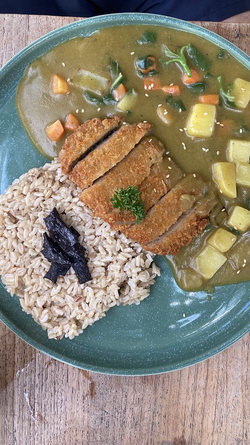 Katsu chicken  at Burgreens Canggu - Healthy Plant-Based Eatery in Canggu