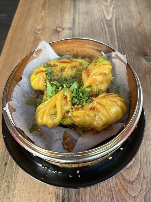 Carrot dumplings  at Dragon Dim Sum in Reykjavik