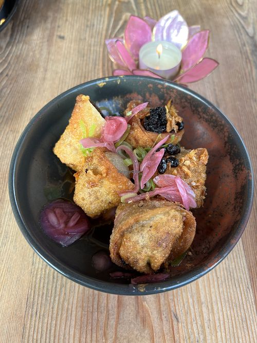 Fried shiitake dumplings   at Dragon Dim Sum in Reykjavik