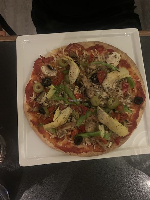 Vegan Pizza Deluxe  at La Piazzetta - Saint Jean in Quebec