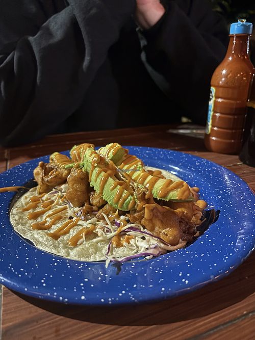 Baja tacos   at La PlantisquerÍa in Mexico City
