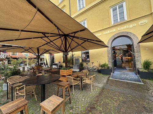 store front  at The Naked Indigo in Innsbruck