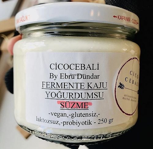 Vegan yoghurt   at CicoCebali Vegan Mutfak in Istanbul
