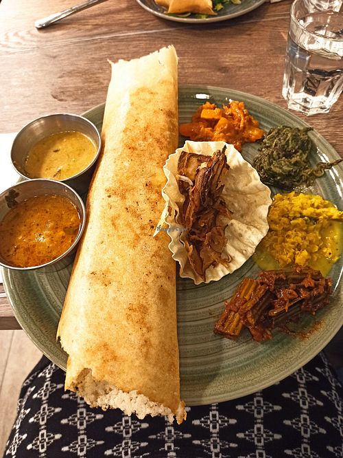 Dosa gourmand 14€ at Le Petit Veg in Paris