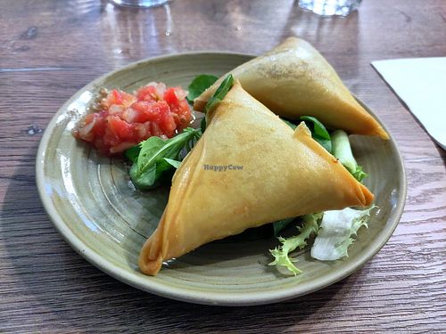 Samossas at Le Petit Veg in Paris