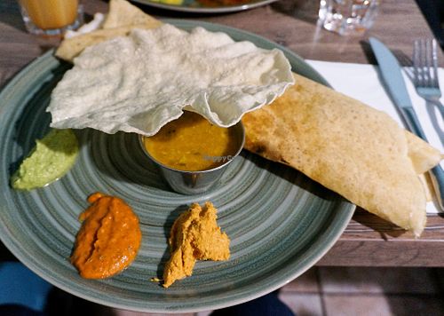 Dosa at Le Petit Veg in Paris