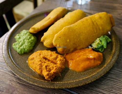 Potato bhaji at Le Petit Veg in Paris