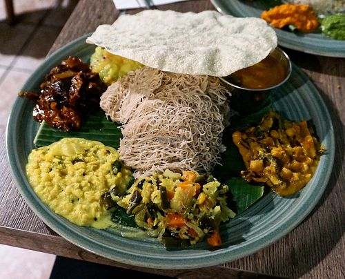 Idiyapam at Le Petit Veg in Paris