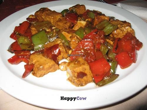 Delicious tofu dish at Dream House in Sofia, Bulgaria at Dream House in Sofia