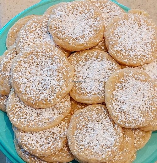 Homemade lemon cookies; crispy on the outside and soft on the inside - DELISH! at MF Good Food in Riverside