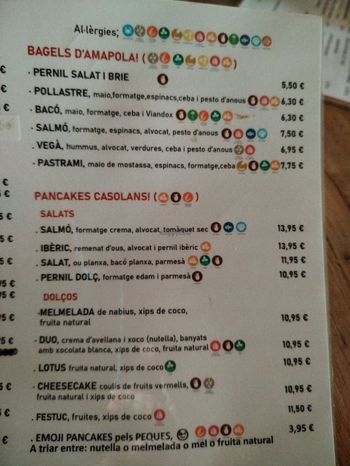 Carta2 at Grifolls Food & Coffee in Terrassa