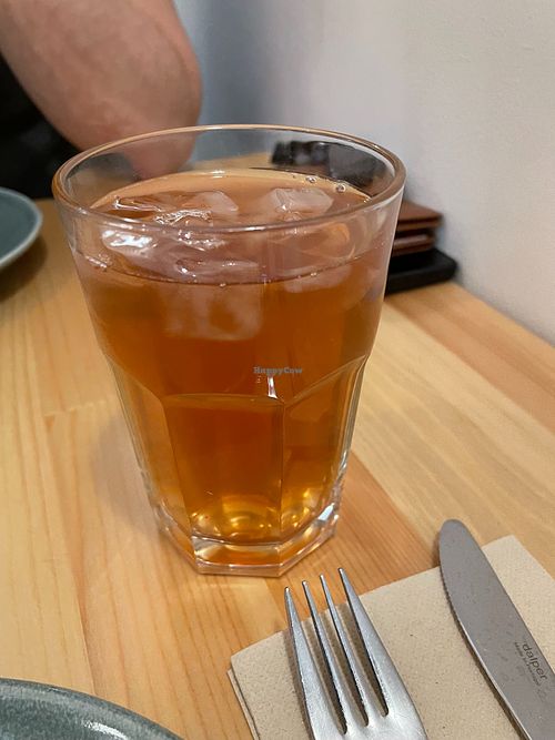 Ice tea at A Minha Avó in Lisbon