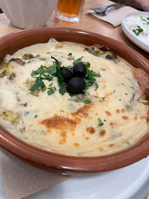 Leak with cream at A Minha Avó in Lisbon