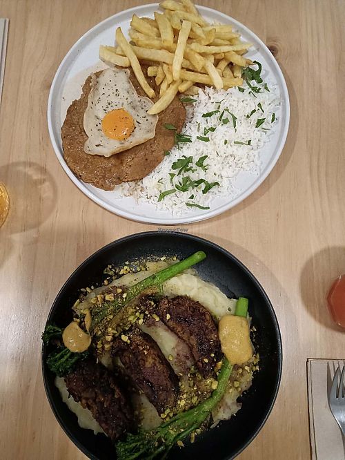 My dish looks simple but even the rice was so delicious. at A Minha Avó in Lisbon