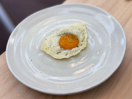 Fried 'egg' at A Minha Avó in Lisbon