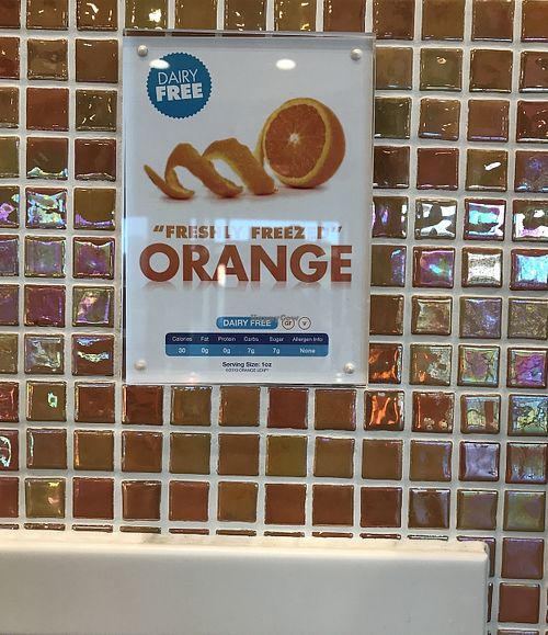 Vegan flavors   at Orange Leaf Frozen Yogurt in Bismarck