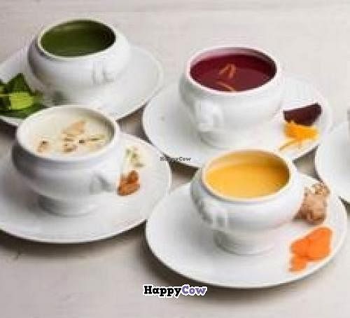 Vengan soups, delicious Organic Vegetables soup
Brocoli, Carrots, Pumkin, spinach etc at V.O.P. - Very Organic People in Santiago