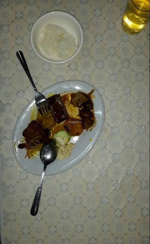 food sample at Vegetarian in the Golden Age in Vientiane