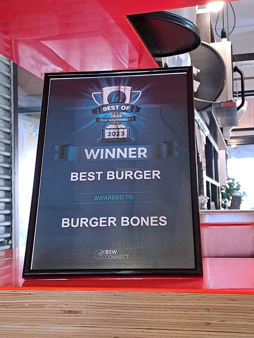 2023 The Best of Southwest Award for The Best Burger! 👏 at Burger Bones in Busselton