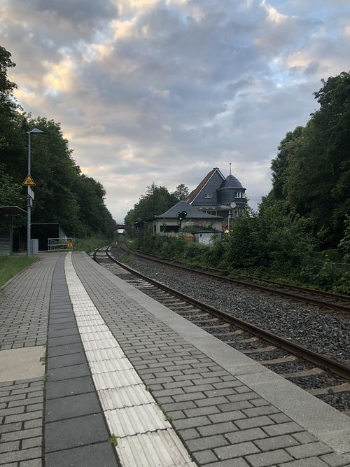   at Schaberger Bahnhof in Solingen